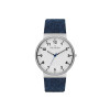 Watch strap Skagen SKW6098 Leather/Textiles Blue 23mm