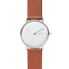 Watch strap Skagen SKW6487 Leather Brown 20mm