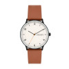 Watch strap Skagen skw6883 Leather Brown 20mm
