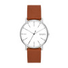 Watch strap Skagen SKW6903 Leather Cognac 20mm