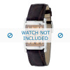 Watch strap Armani AR0204 Leather Brown 18mm