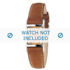 Watch strap Armani AR0252 Leather Brown 16mm