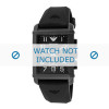 Watch strap Armani AR0335 Silicone Black 24mm