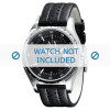 Watch strap Armani AX1055 Leather Black 22mm