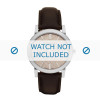 Watch strap Burberry BU9011 Leather Brown 20mm
