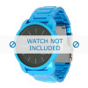 Diesel watch strap DZ1468 Aluminum Blue 24mm