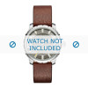 Watch strap Diesel DZ1724 Leather Brown 20mm