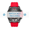 Watch strap Diesel DZ4427 Rubber Red 26mm