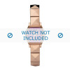 Diesel watch strap DZ5223 Stainless steel Rosé 8mm