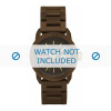 Watch strap Diesel DZ5261 Plastic Brown 20mm