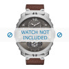 Watch strap Diesel DZ7360 Leather Brown 26mm