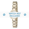DKNY watch strap NY2399 Metal Gold 18mm