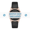 Watch strap DKNY NY2633 Leather Black 18mm
