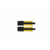 Watch strap Festina F16659-7 Steel/Silicone Yellow 24mm