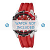 Festina watch strap F16604-4 Rubber Red