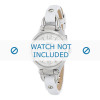 Watch strap Fossil ES3267 Leather White 8mm