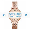 Watch strap Fossil ES3435 / PRD2091 Steel Rosé 14mm