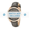 Watch strap Fossil ES3913 Leather Grey 16mm