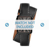 Watch strap Fossil ES4193 Leather Black 18mm