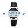 Watch strap Hugo Boss 659302002 / HB-19-1-14-2002 / HB1512175 / HB1512176 / HB1512008 Leather Black 21mm