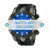 Watch strap Invicta F0003 Reserve Collection Venom Rubber Black 26mm