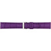 Watch strap Poletto 454.17A.22 Leather Violet 22mm