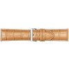 Watch strap Poletto 454S.18.24 Leather Light brown 24mm