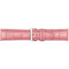 Watch strap Poletto 454S.16.24 Leather Pink 24mm
