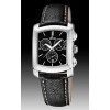 Watch strap Lotus 15276.5 Leather Black