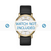 Watch strap Marc by Marc Jacobs MJ1532 Smooth leather Black 18mm