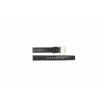 Watch strap Marc by Marc Jacobs MBM1273 Leather Black 14mm