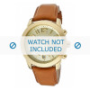 Watch strap Michael Kors MK2251 Leather Cognac 22mm