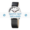 Watch strap Mondaine A667.30344.11SBB / BM20001 Leather Black 20mm