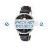 Watch strap Nautica A09033 Leather Black 22mm