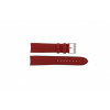 Nautica watch strap A24515G / N16532 Leather Red 22mm 