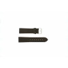 Watch strap Universal H372 Leather Brown 22mm