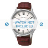 Watch strap Seiko 7N42-0FW0 / SGEG97P1 / 4LR2JE Croco leather Brown 20mm
