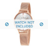 Watch strap Skagen SKW2151 Milanese Rosé 12mm