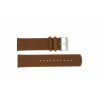 Watch strap Skagen SKW6160 Leather Brown 24mm
