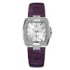 Guess watch strap W12075L3 Leather Purple 10mm