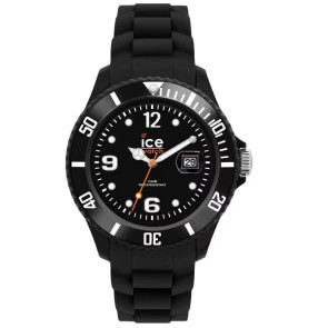 Horlogeband Ice Watch SI.BK.S.S.09 Rubber Zwart 17mm