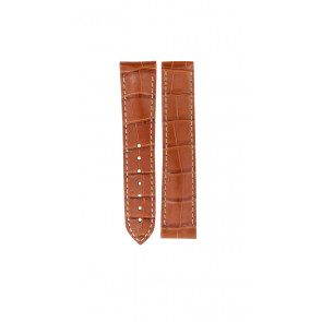 Watch strap Omega 13033412202001 / 032CUZ005400 Crocodile skin Light brown 20mm