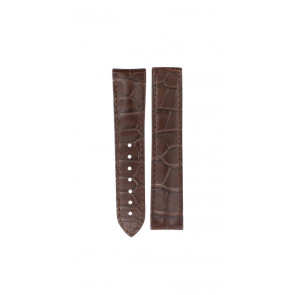 Watch strap Omega 13023412206001 / REF 032CUZ005735 Crocodile skin Dark brown 20mm