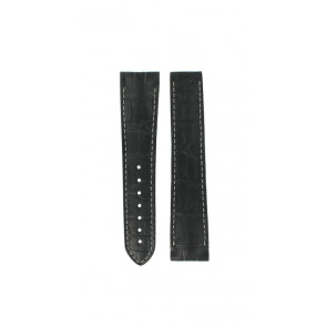 Watch strap Omega 304.33.44.52.01.001 / 032CUZ005770 Crocodile skin Black 21mm
