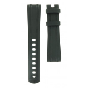 Watch strap Omega 21022445101001 Rubber Black 21mm