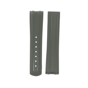Watch strap Omega 21032422010001 / 032Z017215 / GREEN DPL 1 CATCH L Rubber Green