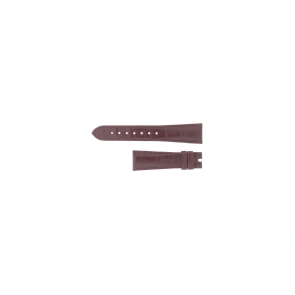 Watch strap Omega W 522 37 MSG/L WHITE / 52253372004001 / 522.53.37.20.04.001 / S Leather Brown 19mm
