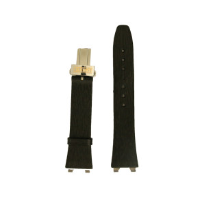 Watch strap Rado R070866810 / 01.196.0364.3.215 Leather Black