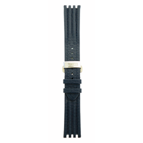Watch strap Rado 01.539.0376.3.215 / 01.539.0444.3.221 / R070874110 Leather Blue 20mm