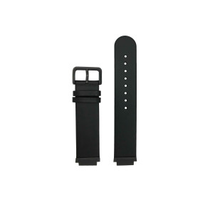 Watch strap Rado 01.763.0071.3.110 / R070906410 / R27071105 Leather Black